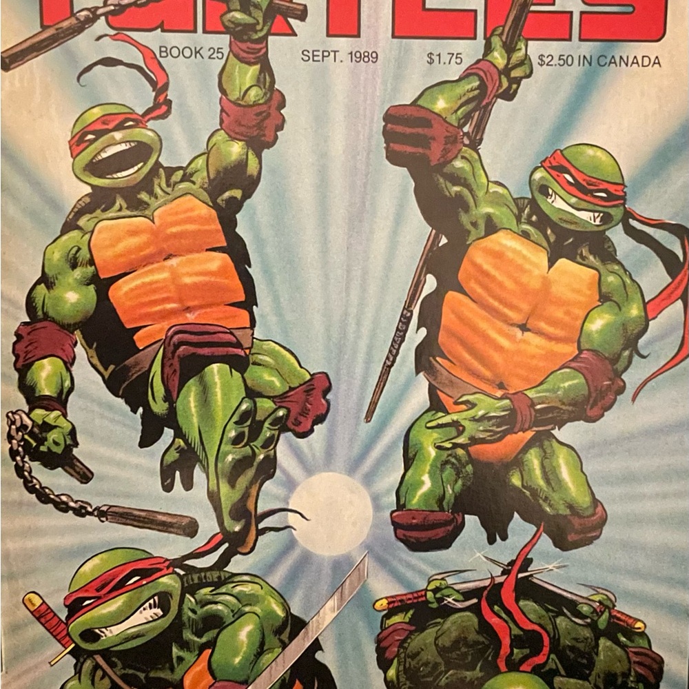 Vintage Teenage Mutant Ninja Turtles Comic Book
